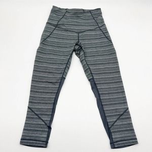 Zella Pants Womens Extra Small Gray Capri High Waisted Live In Leggings Ladies